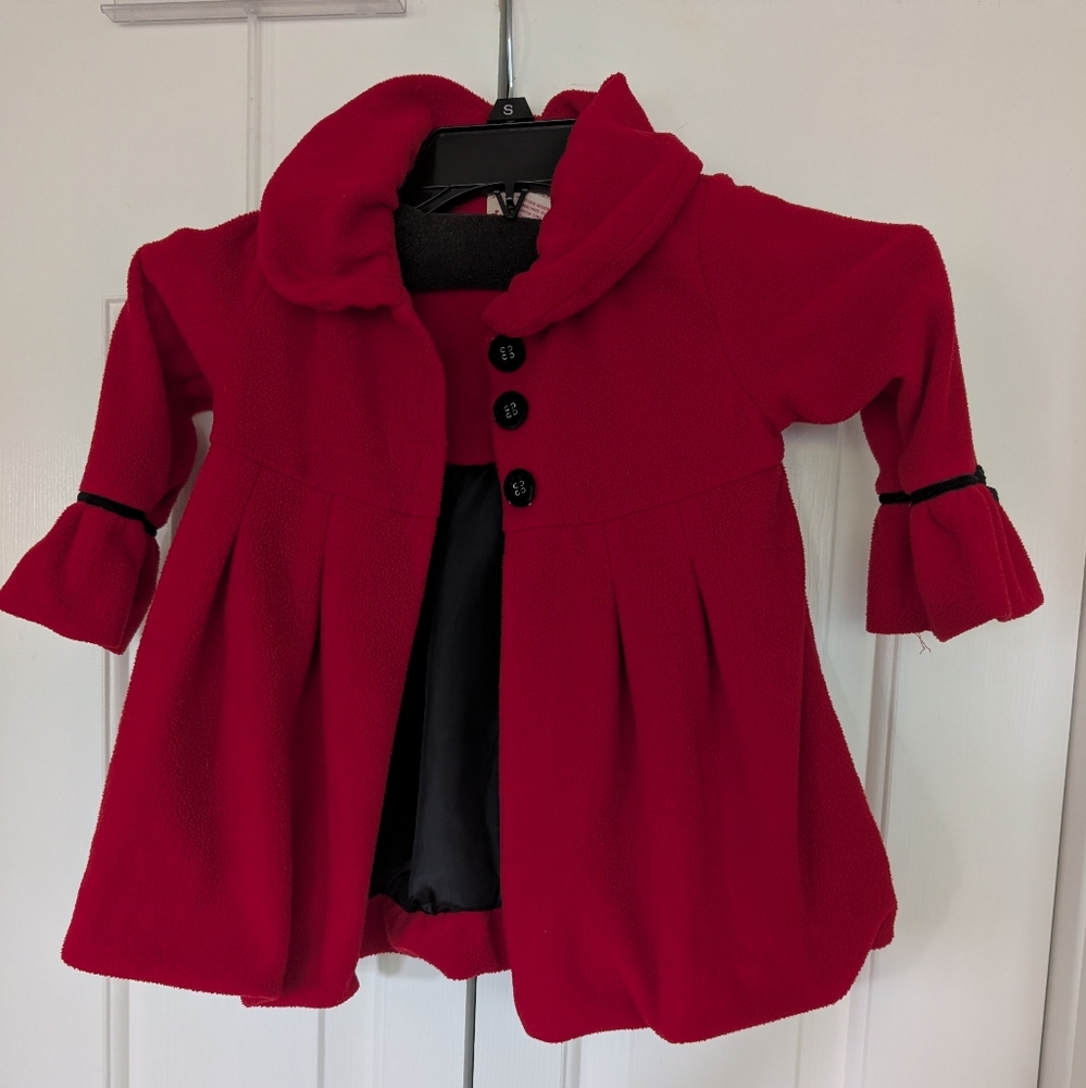 Girls Red Coat